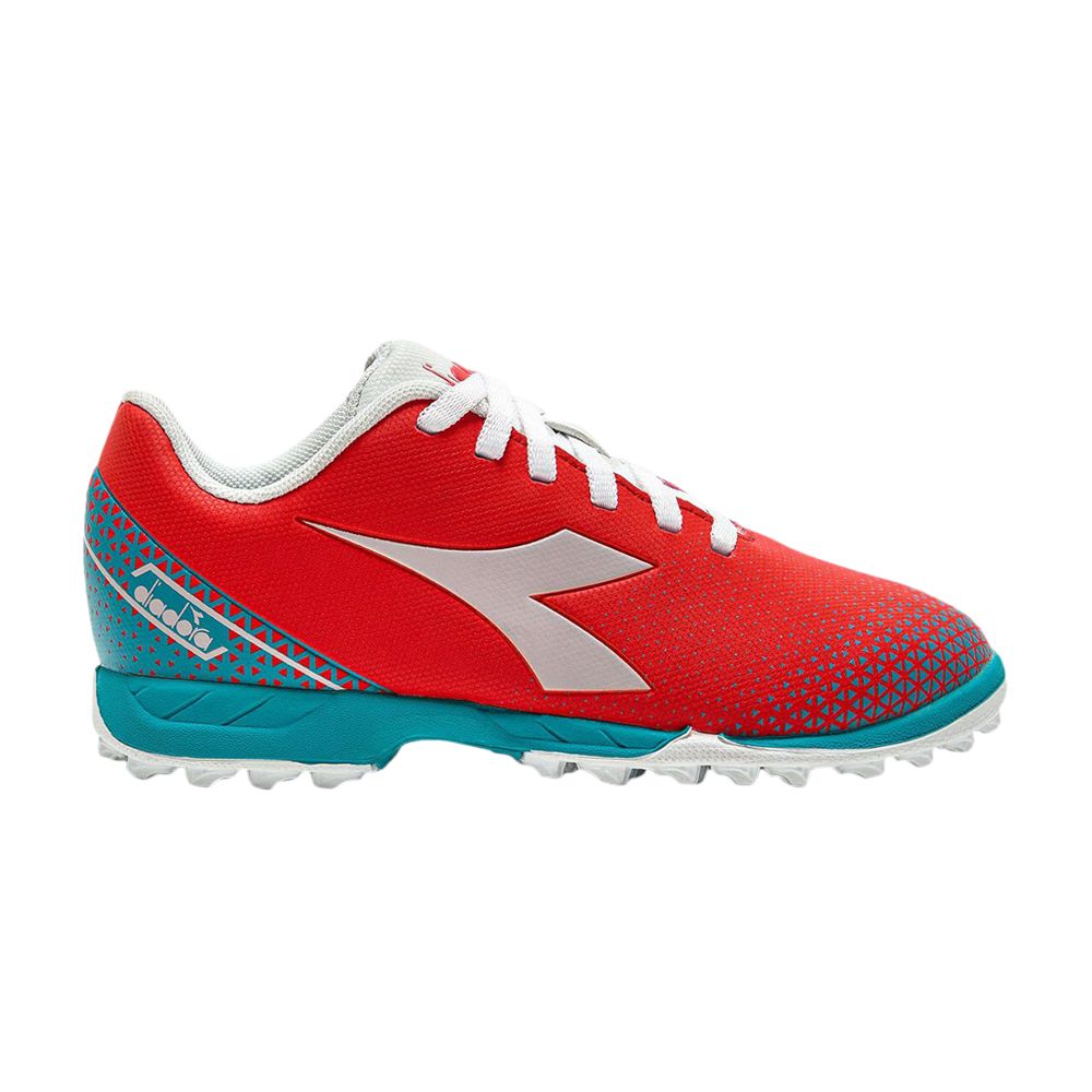 Diadora Pichichi 6 TF Big Kid 'Fluo Red Vapor Blue' | Kid's Size 4.5 - 101-179614-D0664