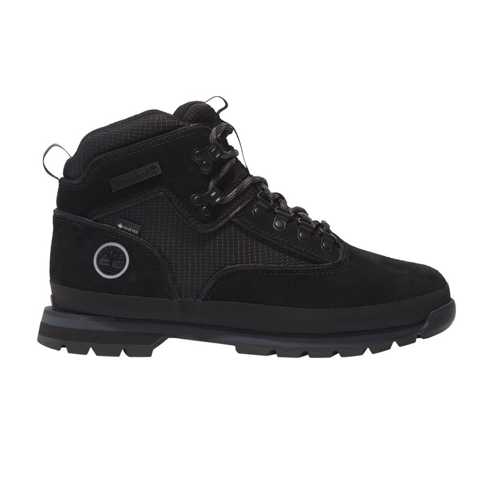 Pre-owned Timberland Euro Hiker Mid Lace-up Gore-tex 'black Suede'