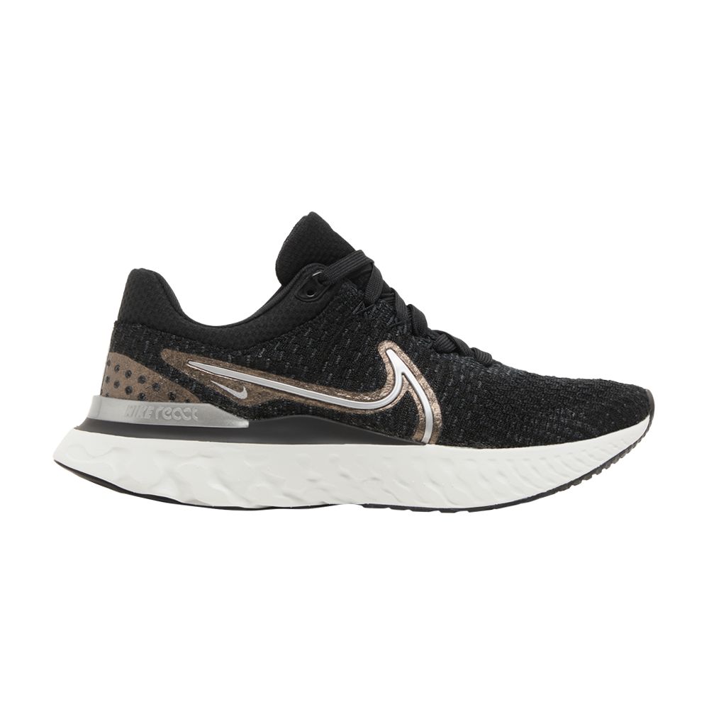 Nike Wmns React Infinity Run Flyknit 3 'Black Metallic Copper' | Women's Size 9