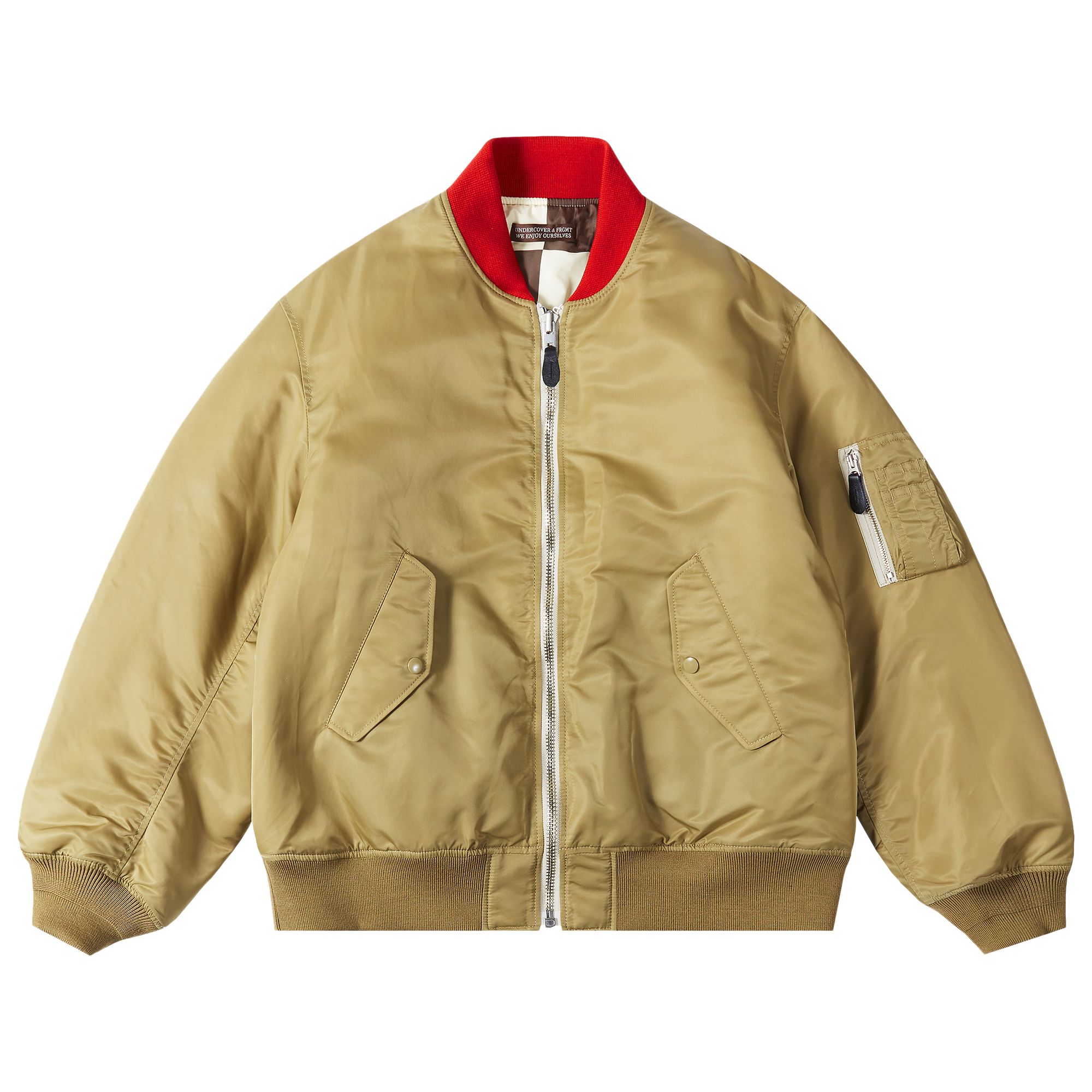 Pre-owned Undercover X Fragment Tokyo Editions Bomber Jacket 'beige' | Tan | Men's Size 4