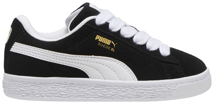 Puma Suede XL Little Kid Black White