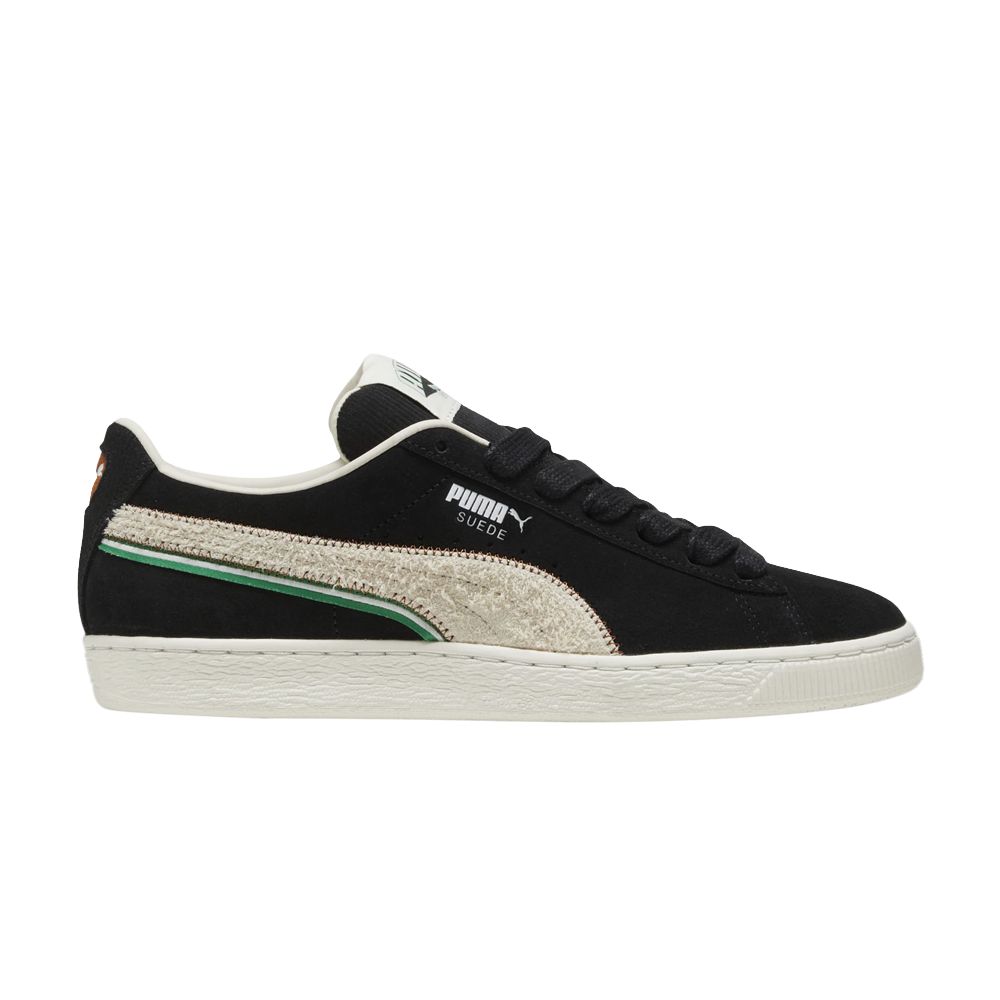 Puma Suede 'For The Fanbase - Black Warm White' | Men's Size 7 - 397266-02