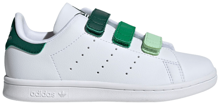 Adidas Stan Smith J White Collegiate Green
