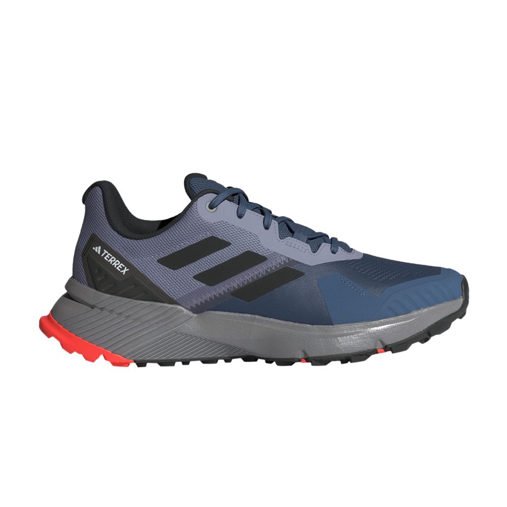 adidas Terrex Soulstride Trail 'Wonder Steel Black' | Blue | Men's Size 9