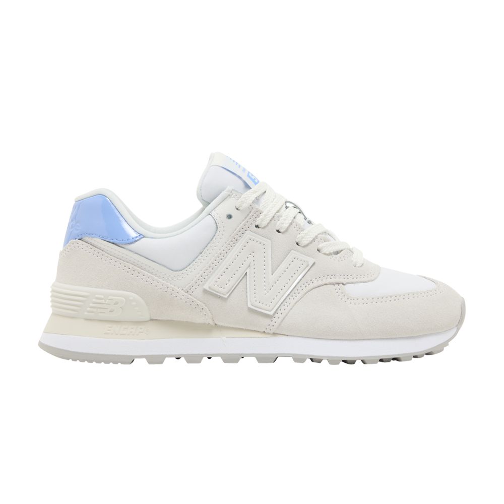 Pre-owned New Balance Wmns 574 'reflection Spring Sky' In Cream