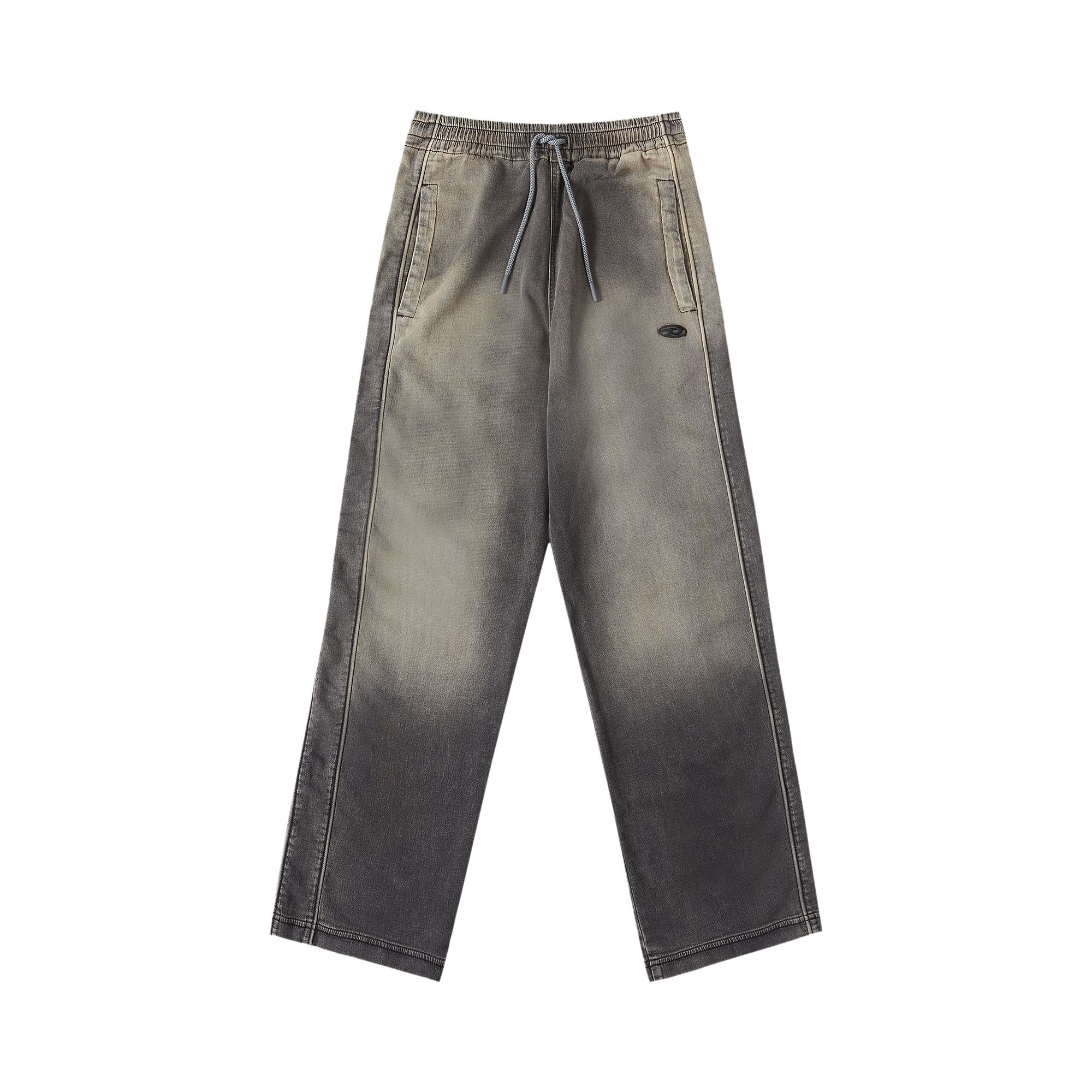 Pre-owned Diesel D-martians Track Denim 'black' | Men's Size Xxl