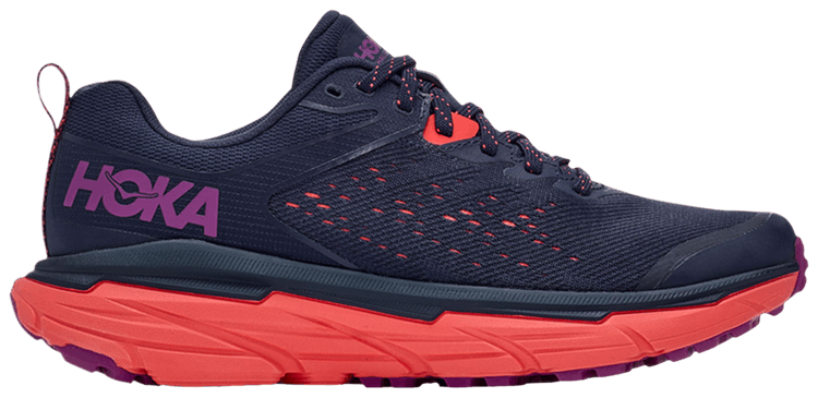 HOKA Wmns Challenger ATR 6 Black Iris Hot Coral