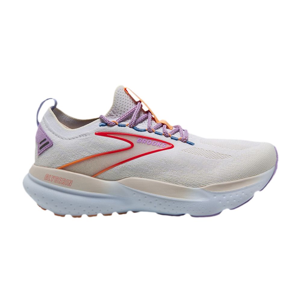 BROOKS WMNS GLYCERIN STEALTHFIT 21 'PARCHMENT LAVENDULA'