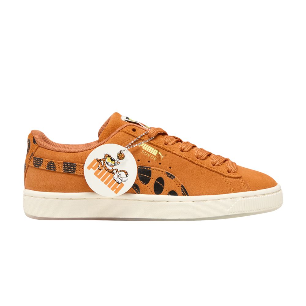 Pre-owned Puma Cheetos X Suede Big Kid 'chester Cheetah' | Orange | Kid's Size 6