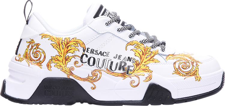 Versace Stargaze Sneakers 'Baroque Print - White Gold'