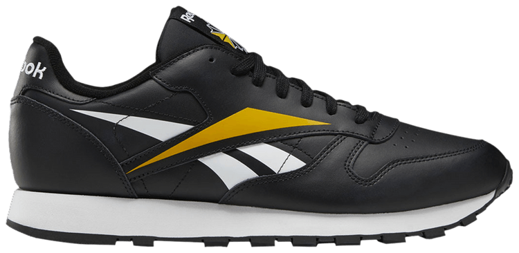 Reebok Classic Leather MU Black Toxic Yellow
