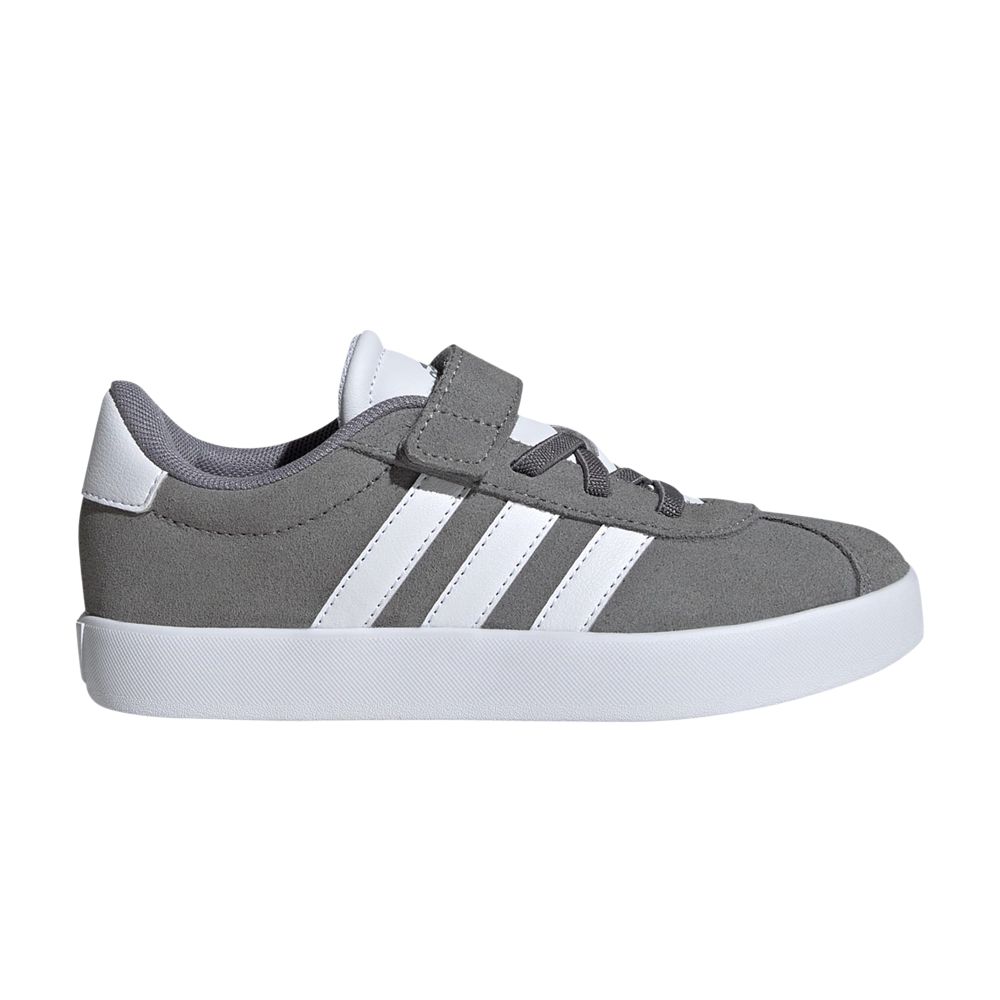 Pre-owned Adidas Originals Adidas Vl Court 3.0 J 'grey White' | Kid's Size 13