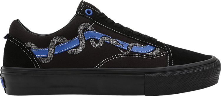 Breana Geering x Skate Old Skool Black Blue Snake