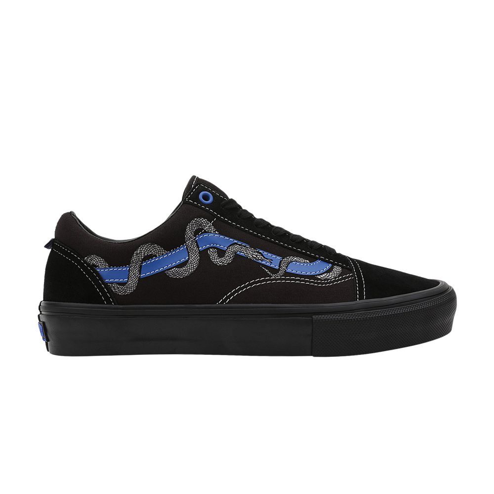 Pre-owned Vans Breana Geering X Skate Old Skool 'black Blue Snake'