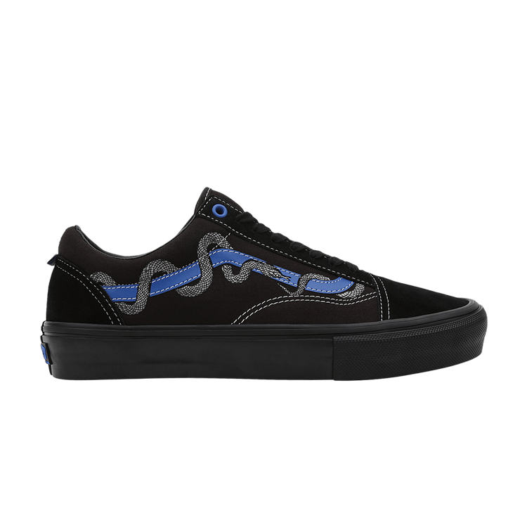 Size 10.5 Breana Geering x Skate Old Skool 'Black Blue Snake'