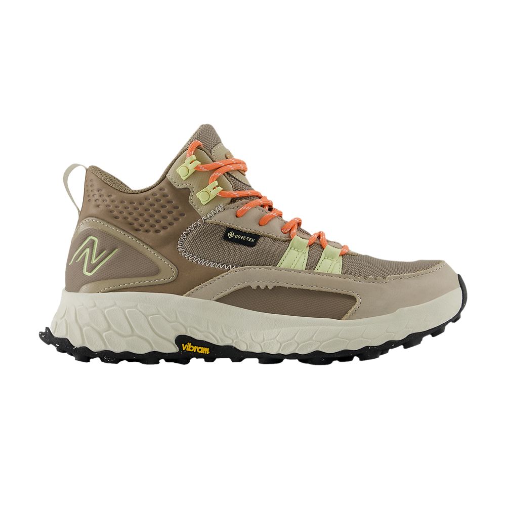 Pre-owned New Balance Wmns Fresh Foam X Hierro Mid Gore-tex 'linen Mushroom' In Tan