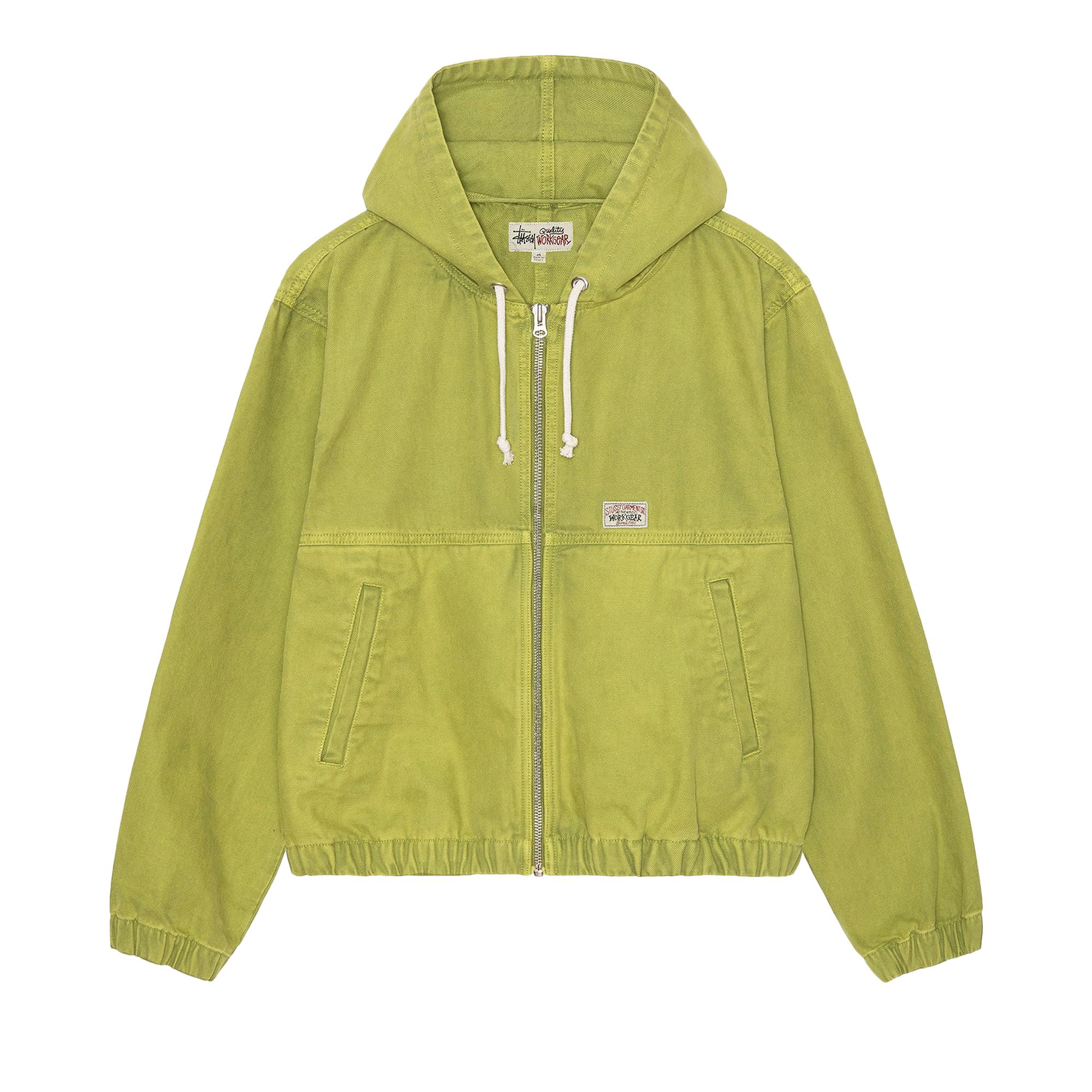 Pre-owned Stussy Work Jacket 'cactus' In Green