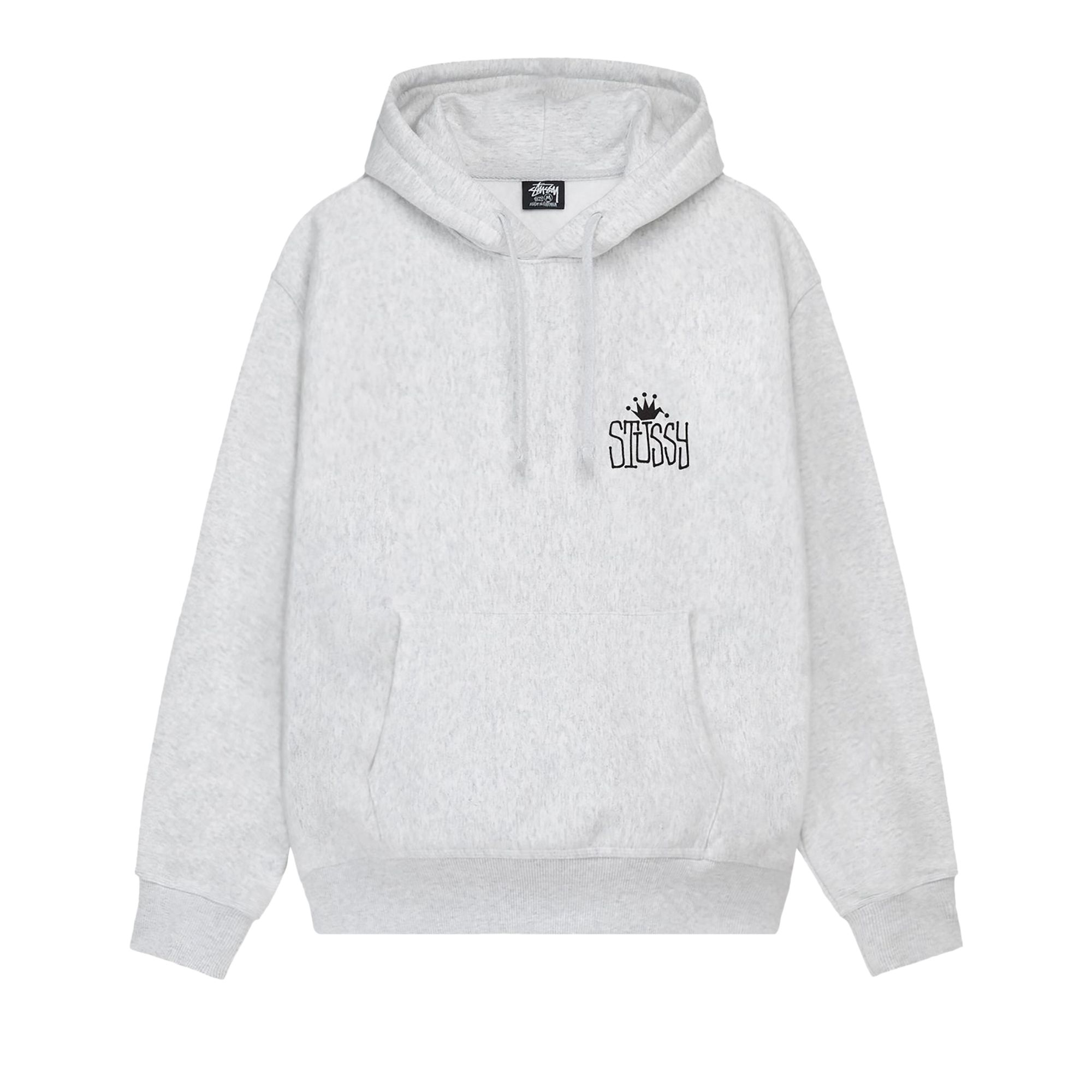 Stussy Crown International Hoodie 'Ash Heather' | Grey | Men's Size L