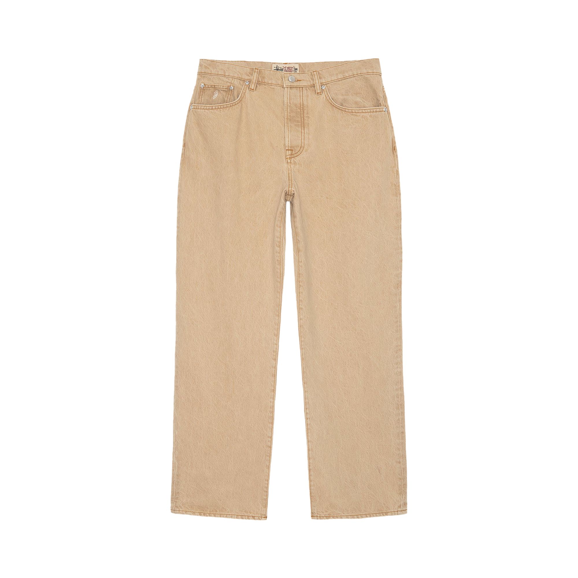 Pre-owned Stussy Classic Jean Denim 'natural' In Cream