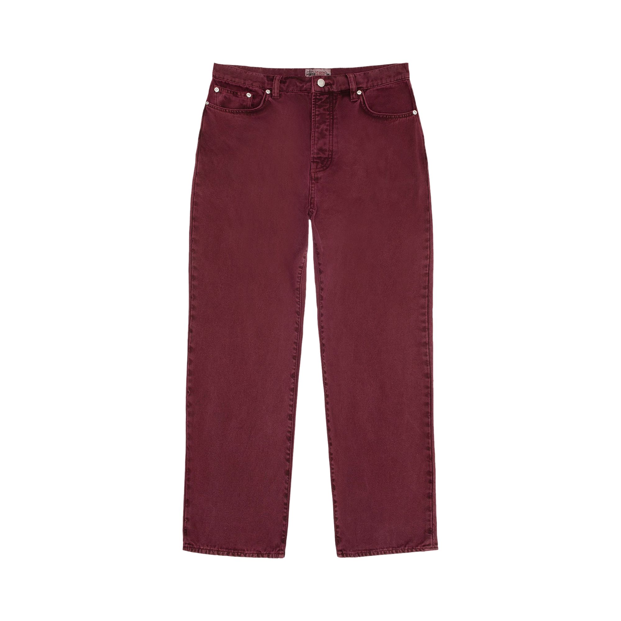Pre-owned Stussy Classic Jean 'wine' In Red