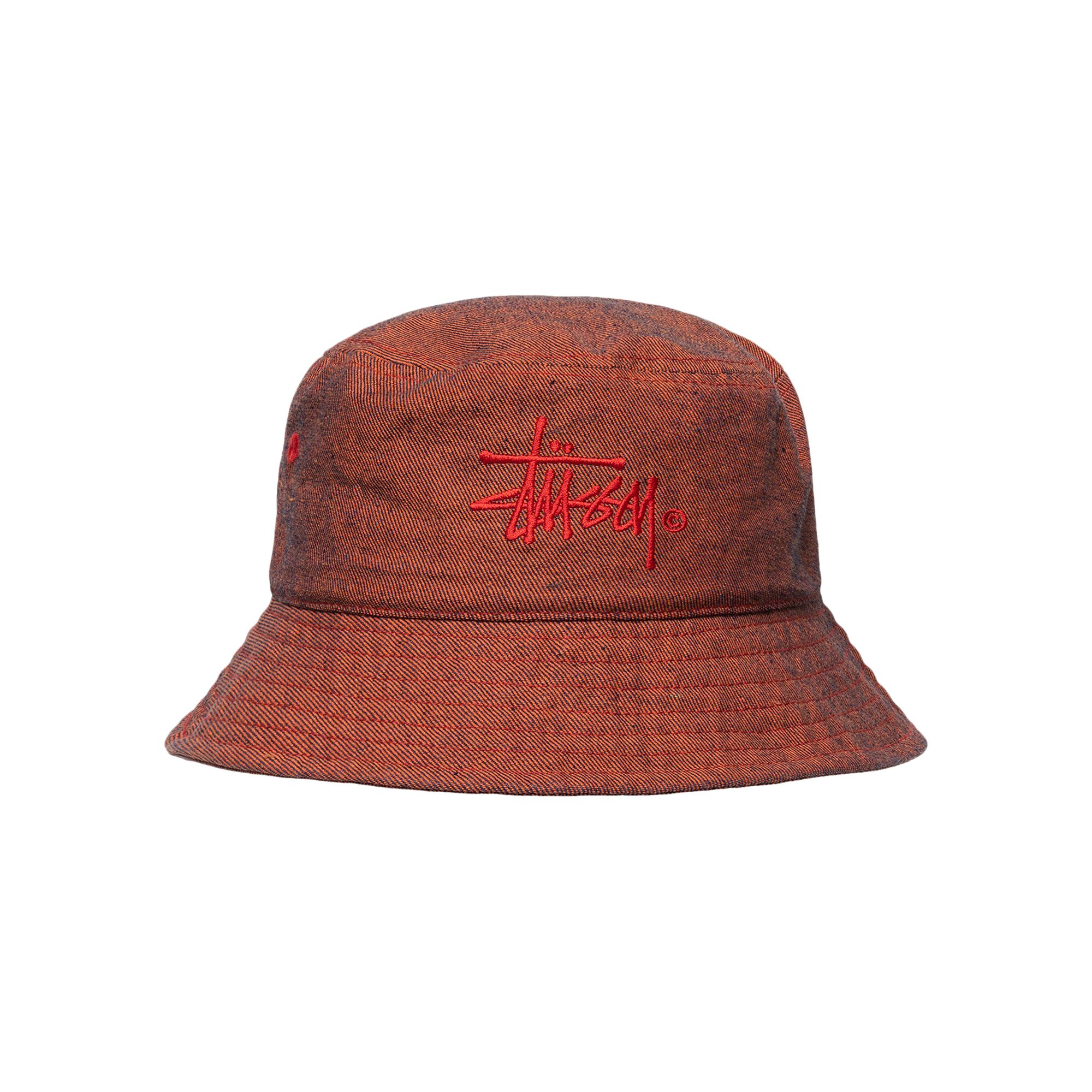Pre-owned Stussy Bucket Hat 'orange' | Men's Size Onesize