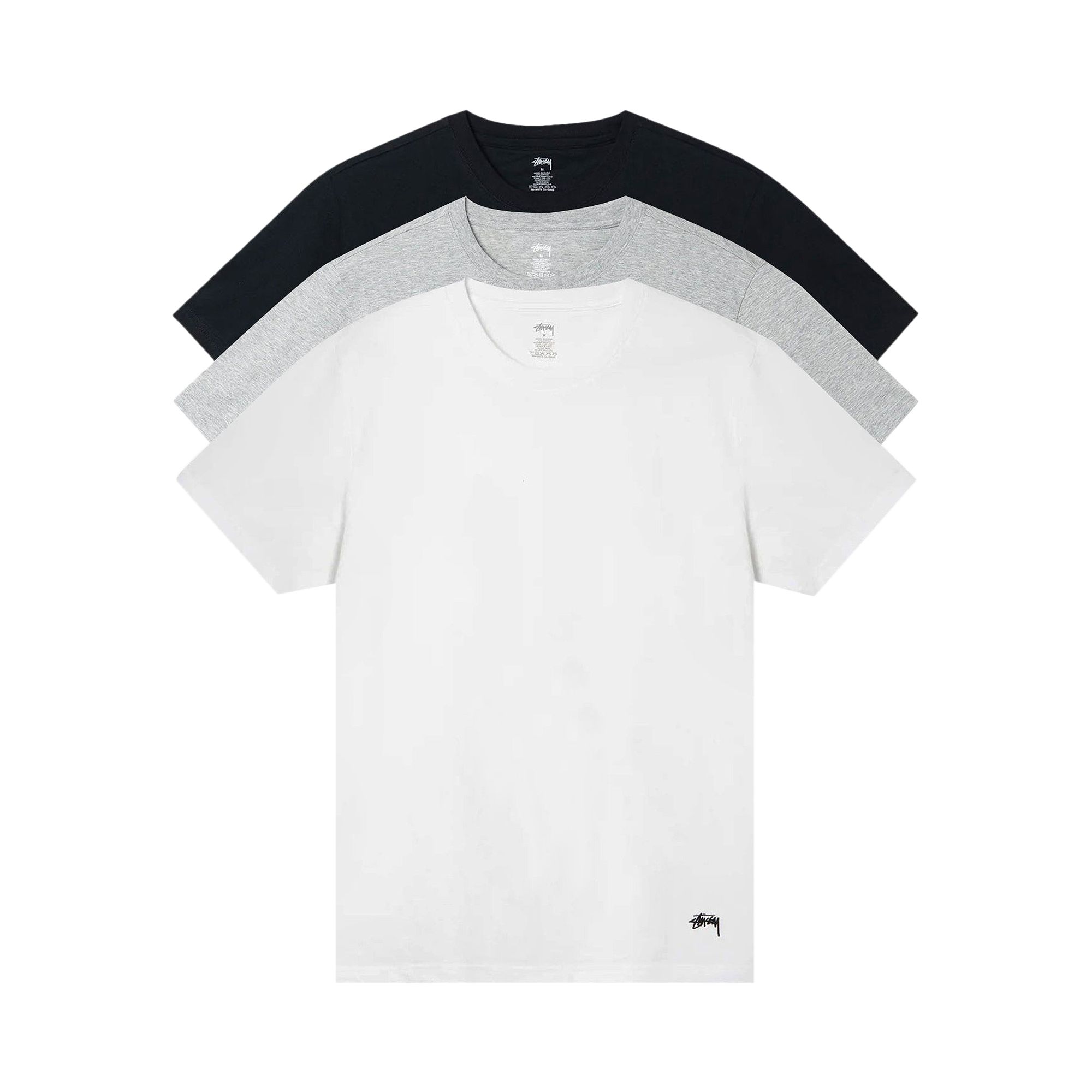 Stussy Undershirts (3 Pack) 'Multicolor' | Multi-Color | Men's Size S