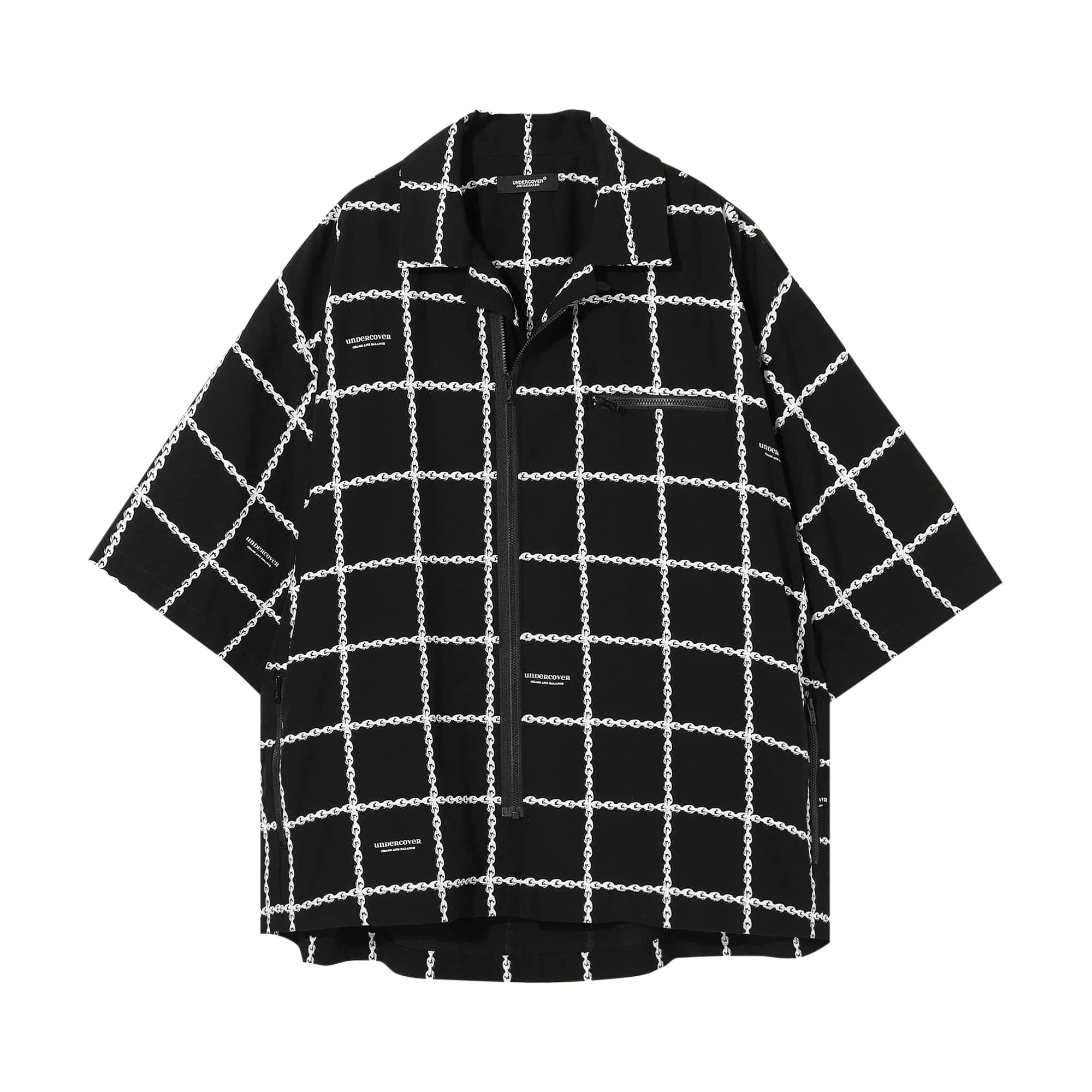 Pre-owned Undercover Striped Plaid Shirt 'black' | Men's Size 3