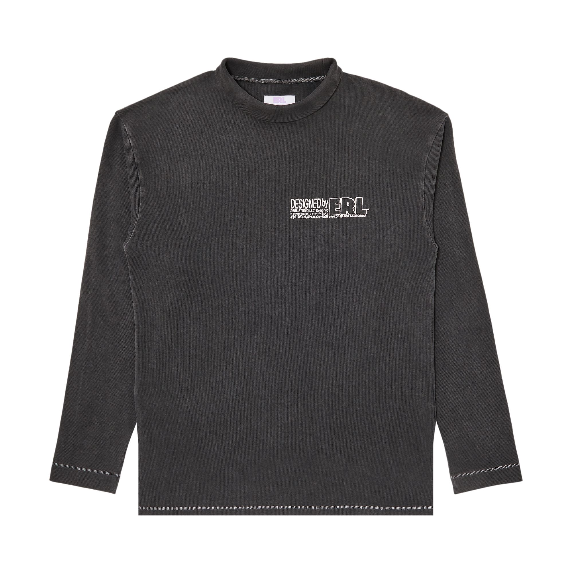Pre-owned Erl Make Believe Long-sleeve T-shirt 'black' | Men's Size S