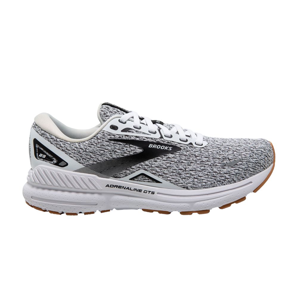 Pre-owned Brooks Adrenaline Gts 23 'white Black' In Grey