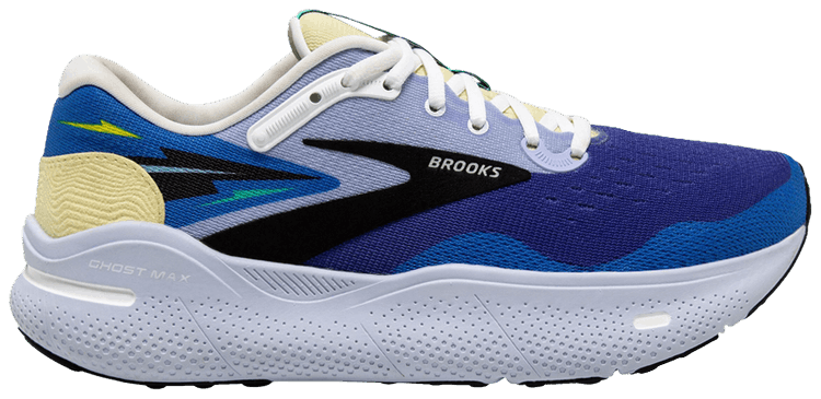 Brooks Ghost Max 4E Wide Blue Yellow