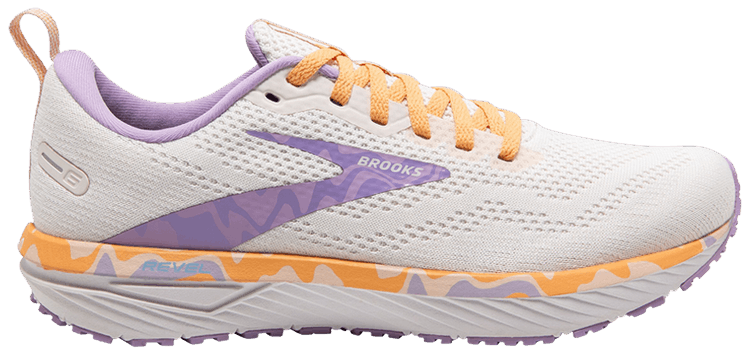 Brooks Wmns Revel 6 White Lavendula
