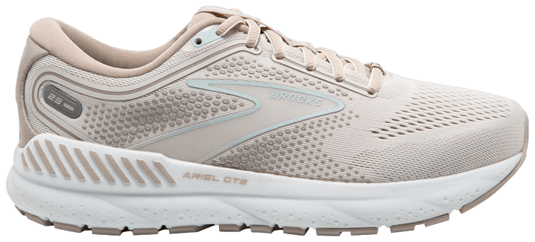 Brooks Wmns Ariel GTS 23 2E Wide Chateau Grey White Sand