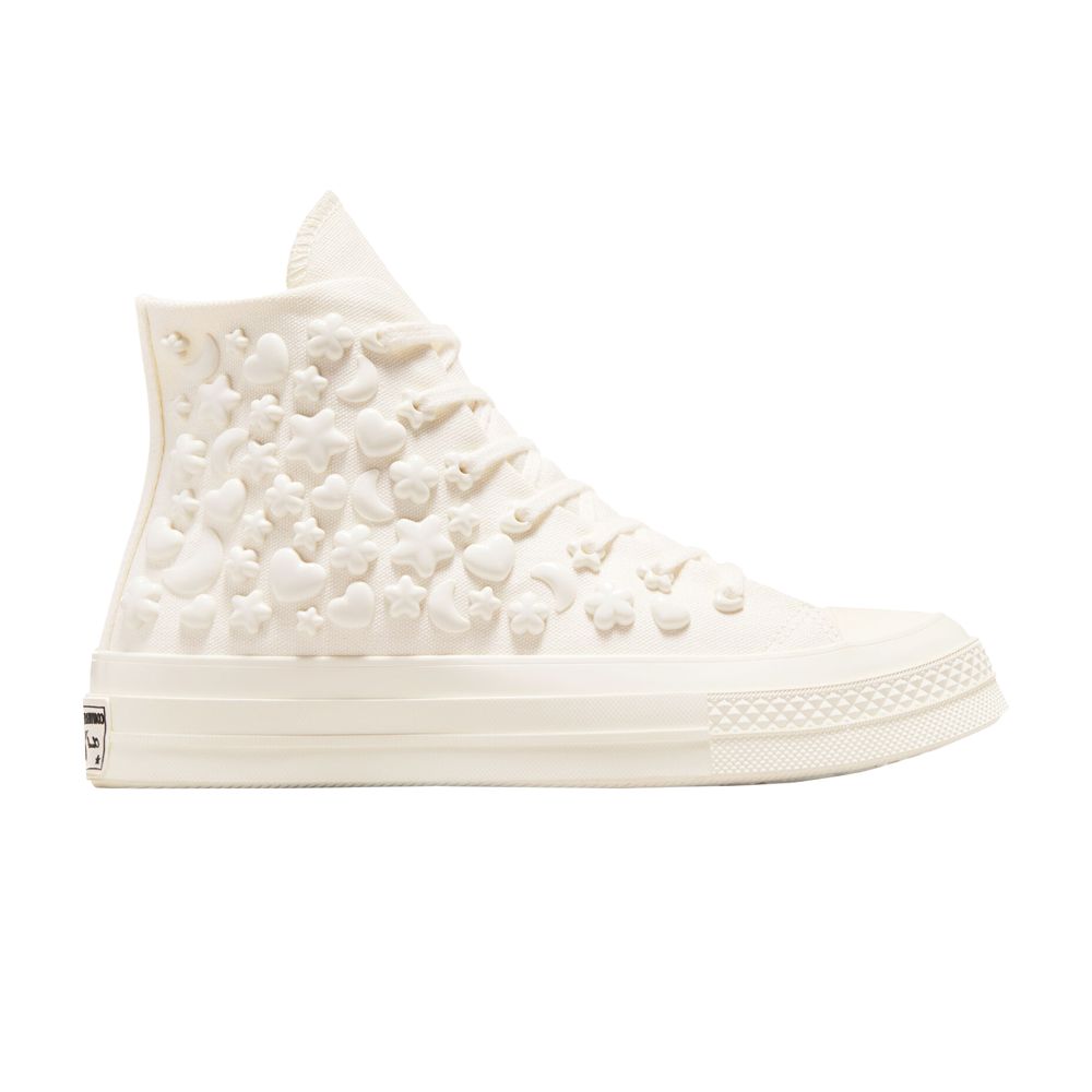 Converse Wmns Chuck 70 High '3D Charms' | Cream | Women's Size 9 - A06434C