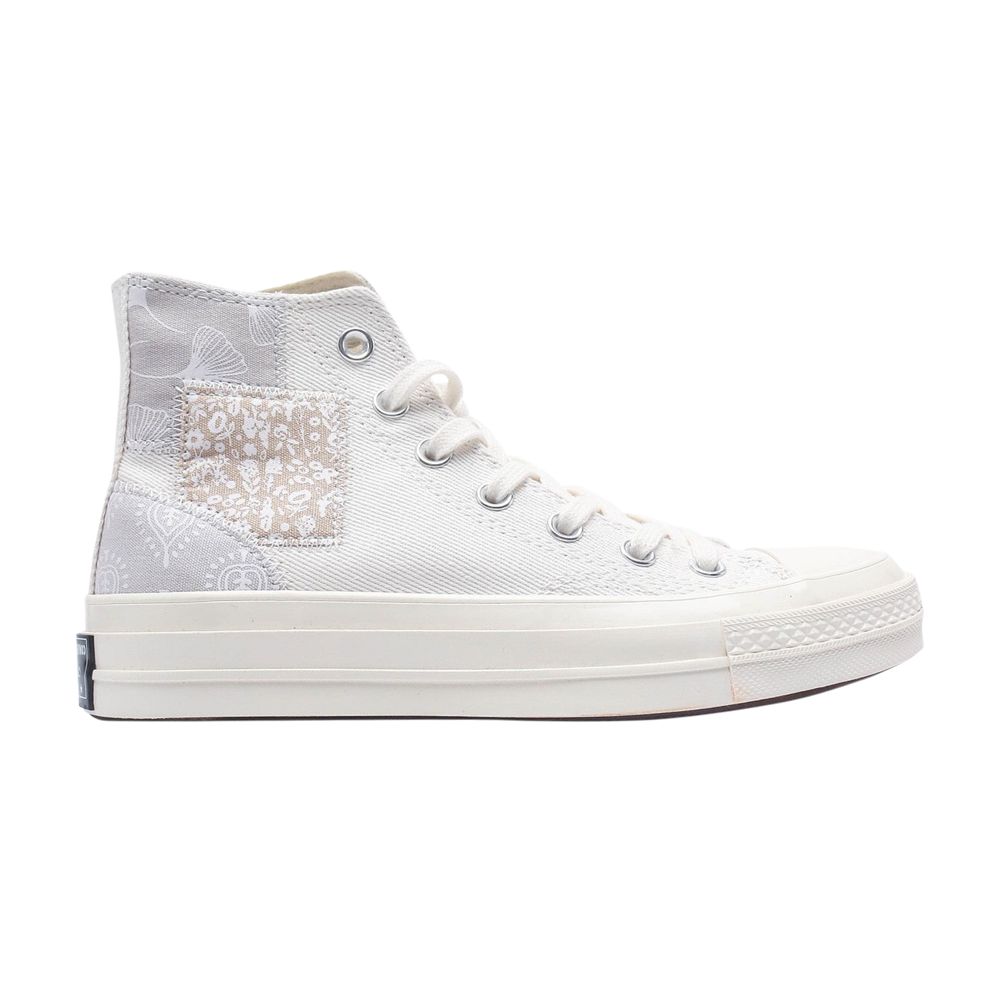 Pre-owned Converse Wmns Chuck 70 High 'denim Patchwork' In White