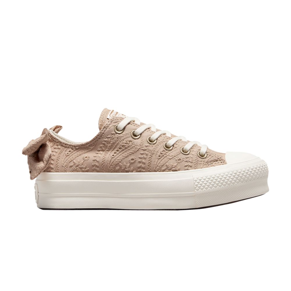 Converse Wmns Chuck Taylor All Star Lift Low 'Bow' | Brown | Women's Size 8