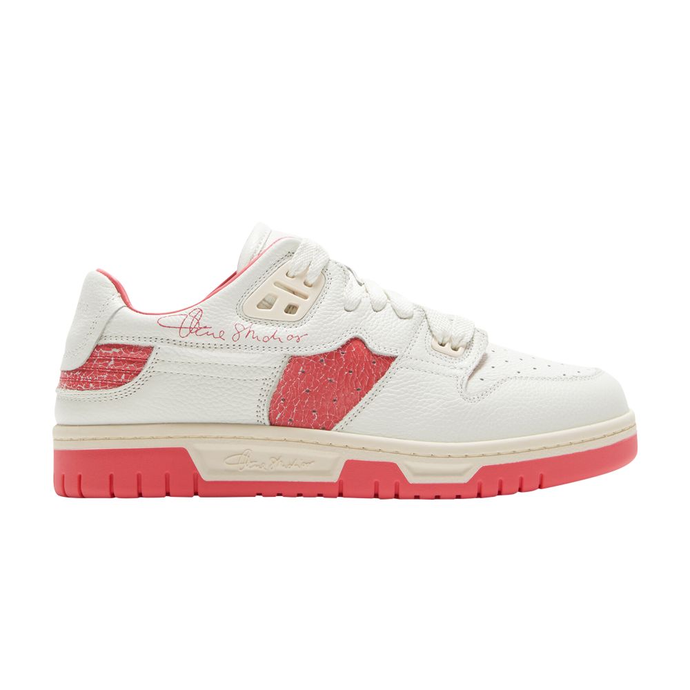Pre-owned Acne Studios Wmns 08sthlm Low 'pop - White Electric Pink' | Women's Size 37