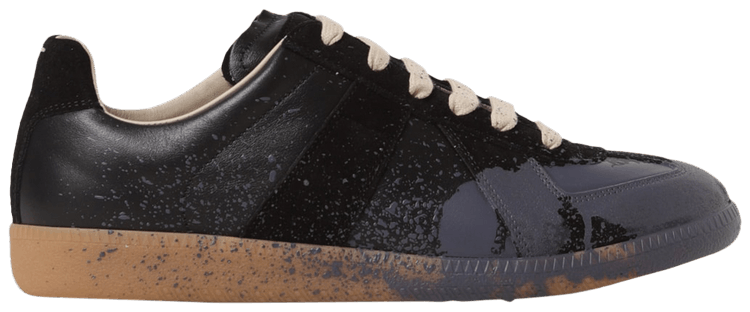 Maison Margiela Replica Low 'Paint Splatter - Black Pewter'