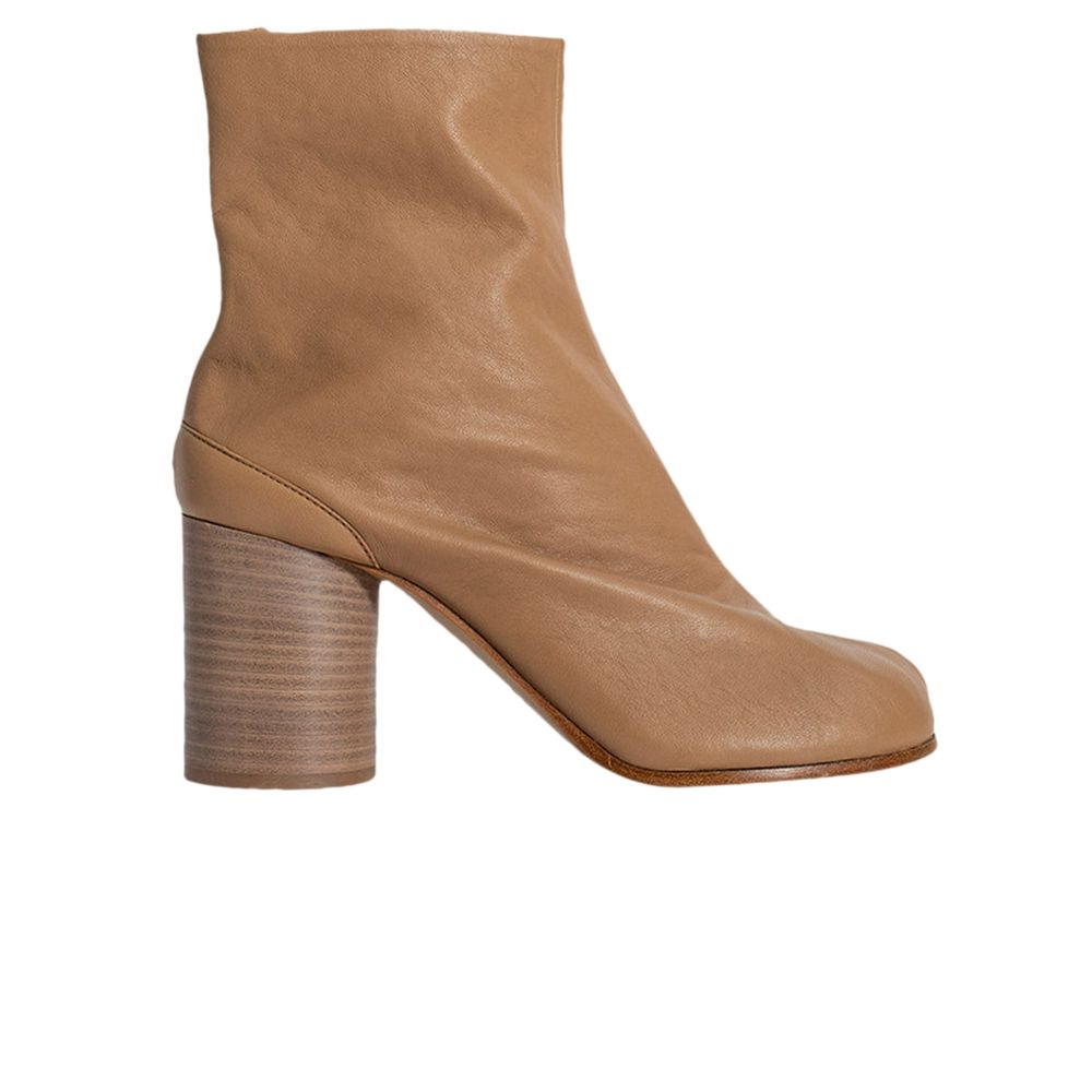 Pre-owned Maison Margiela Wmns Tabi Ankle Boot 'nude' | Brown | Women's Size 37