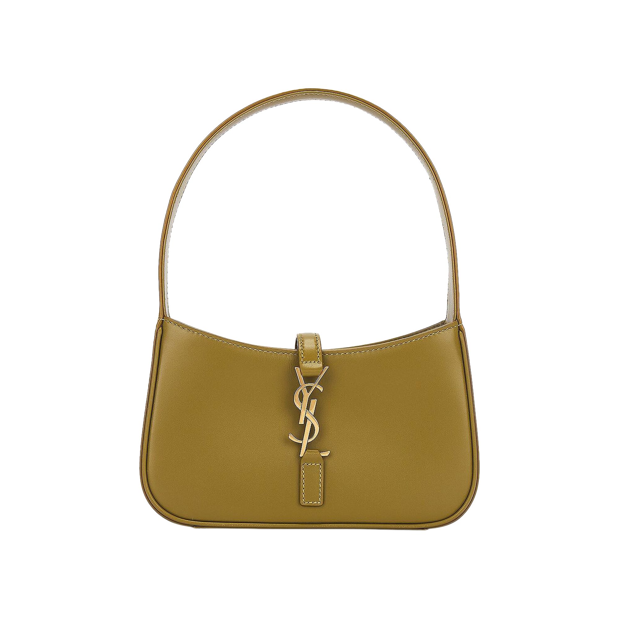 Pre-owned Saint Laurent Le 5 À 7 Hobo Bag 'olive Drab' In Green