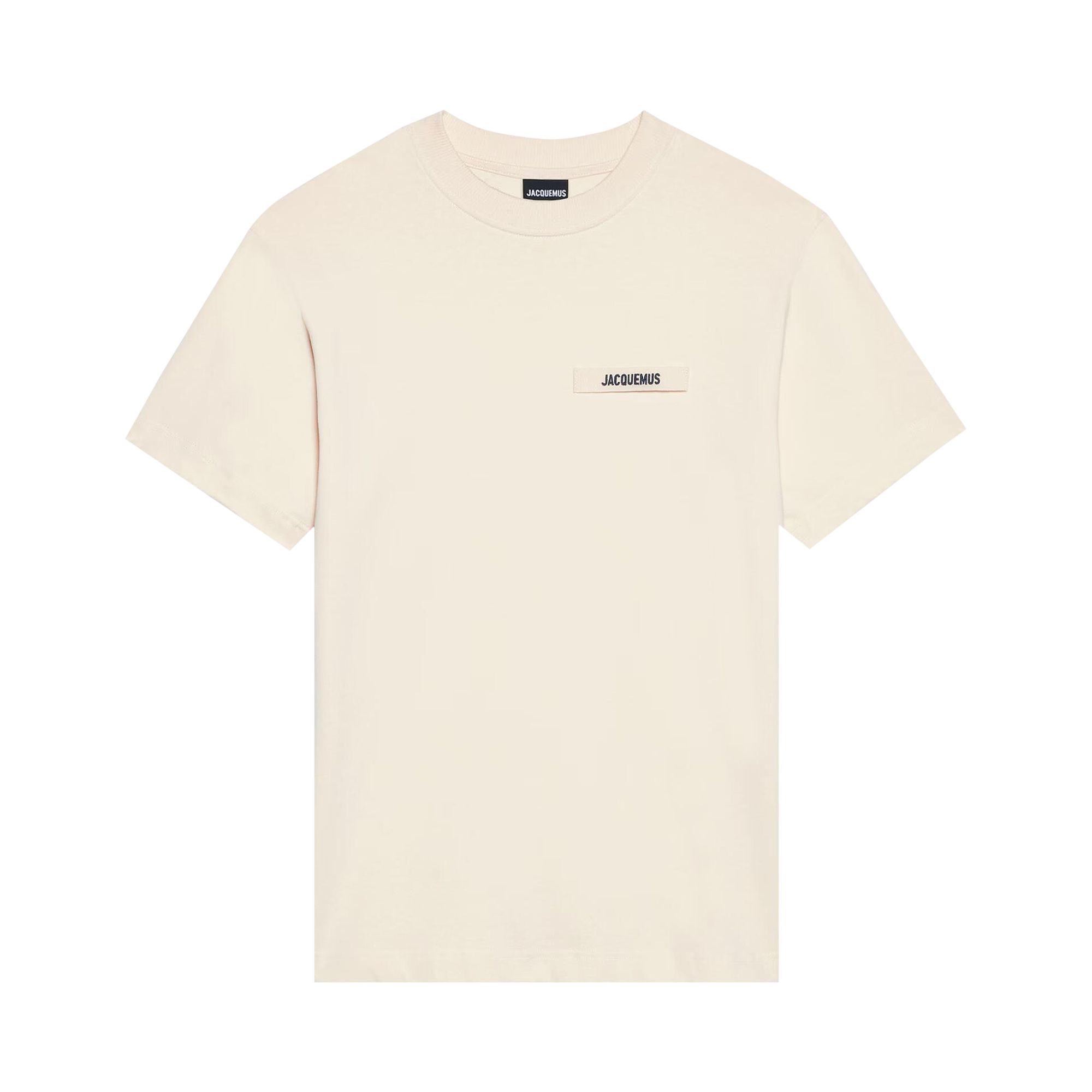 Jacquemus Le T-Shirt Gros Grain 'Beige' | Tan | Men's Size XL