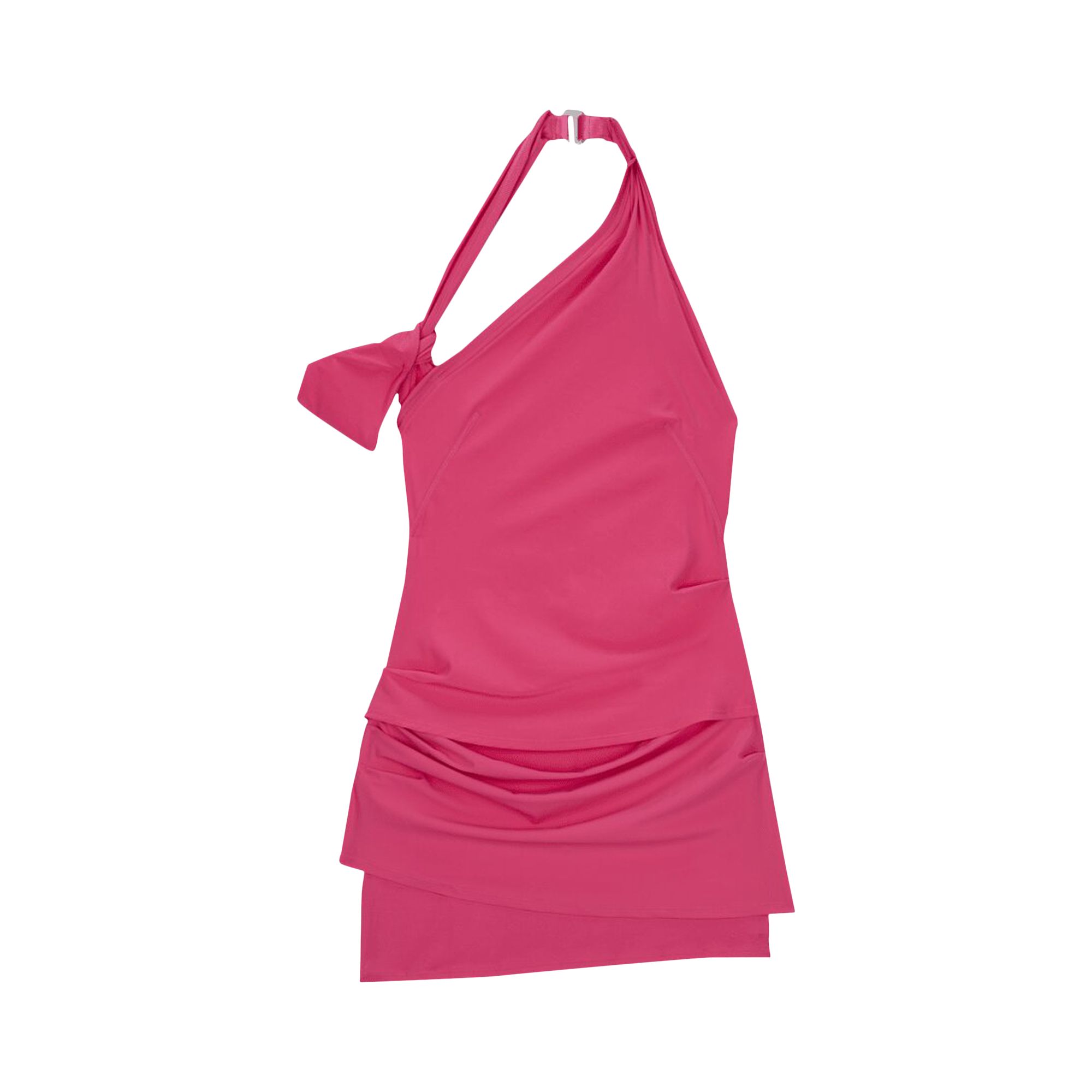 Pre-owned Nike X Jacquemus Jersey Dress 'dark Pink' | Women's Size M
