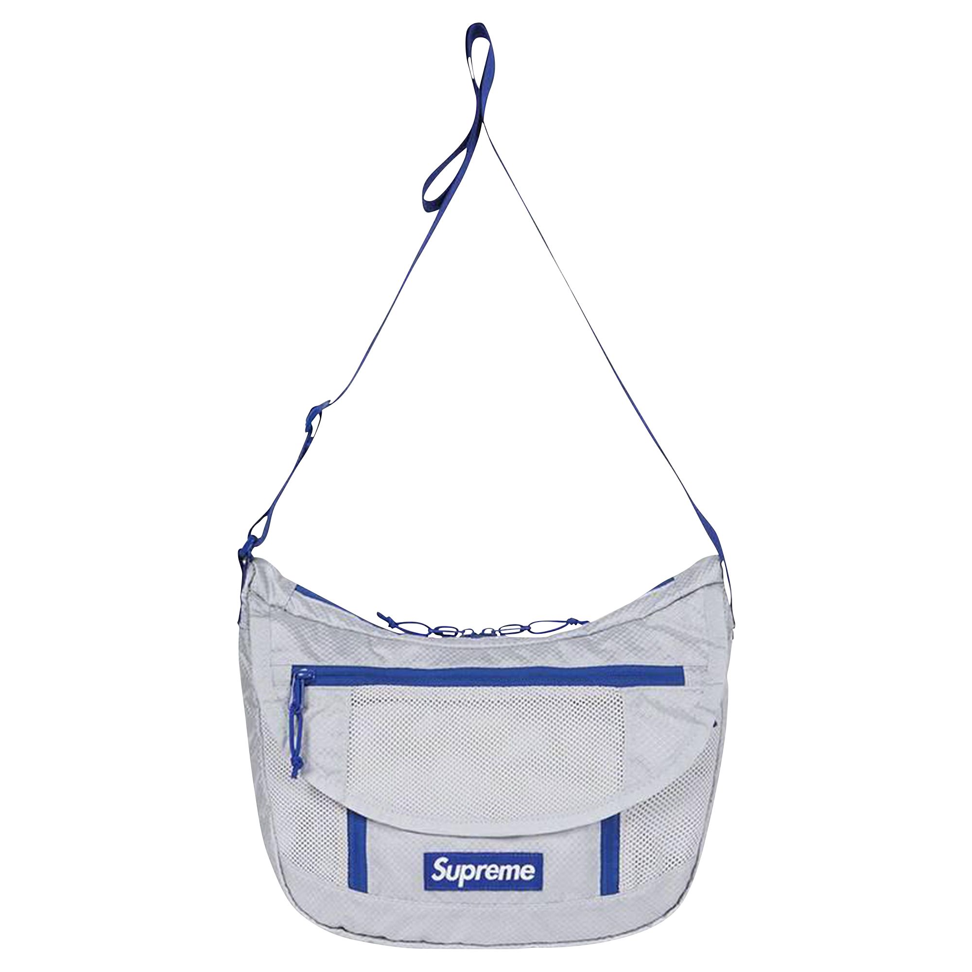 Click to view more detailed imagery on our partner's website Pre-owned Supreme Small Messenger Bag 'silver'