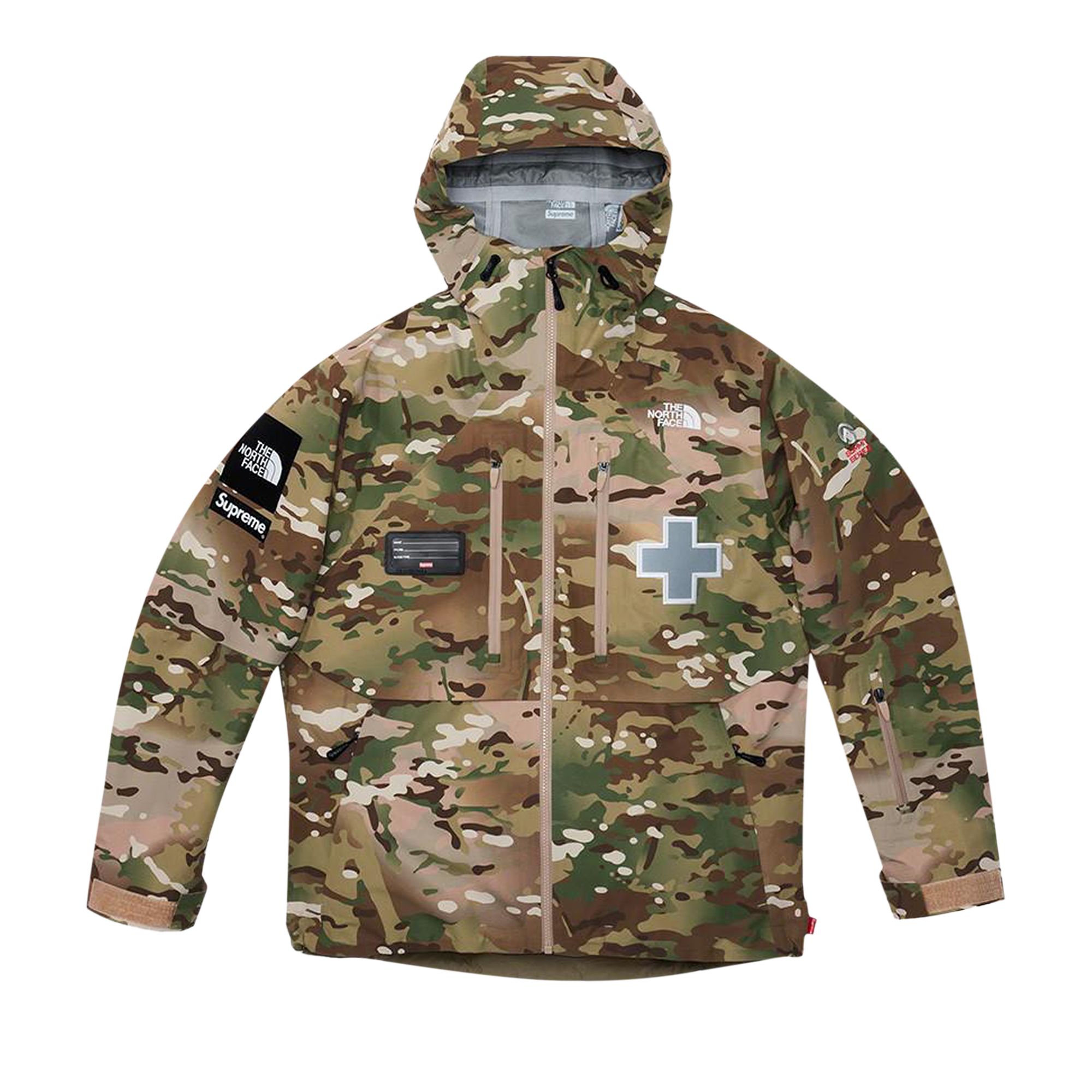 Pre-owned Supreme X The North Face Summit Series Rescue Mountain Pro Jacket 'multi Camo' In Multi-color