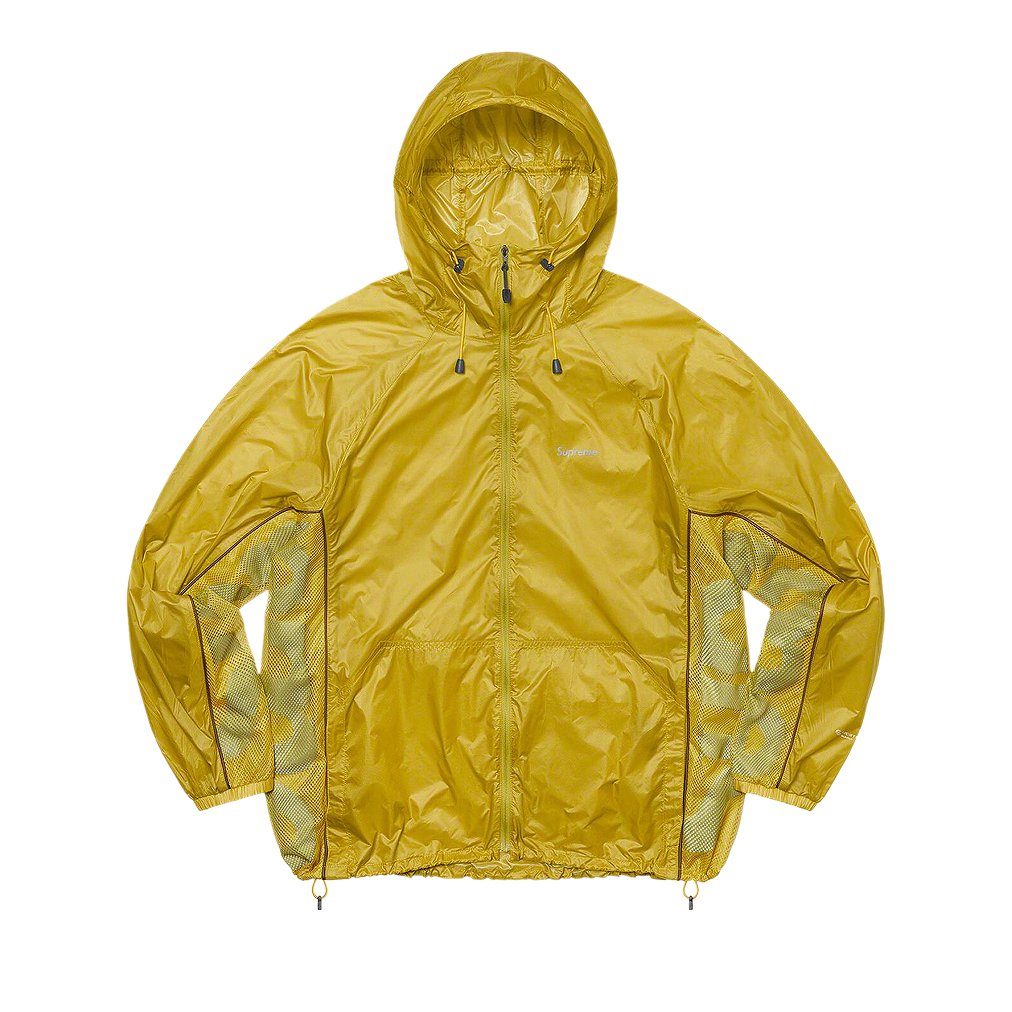 Pre-owned Supreme Ripstop Hooded Windshell 'acid Yellow'