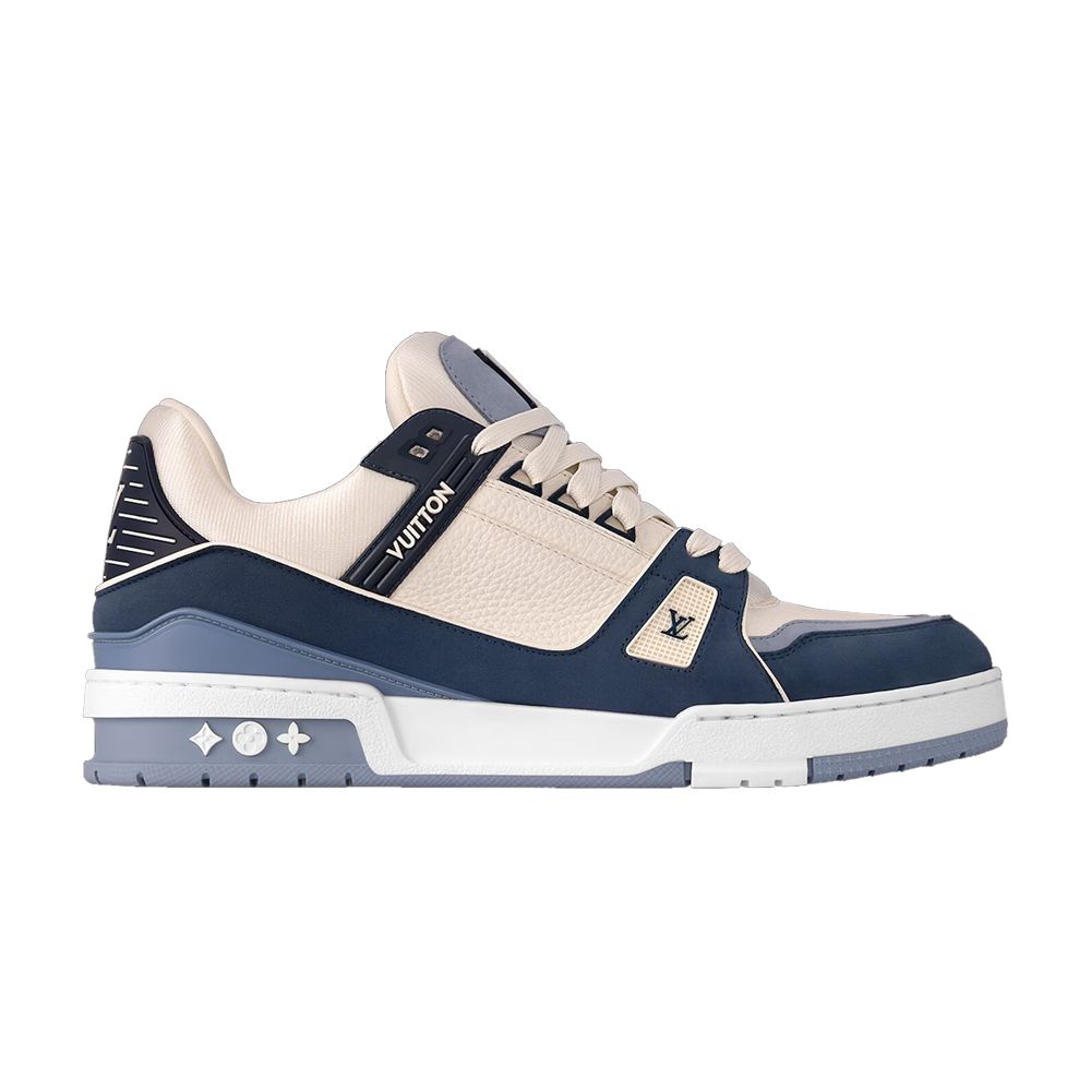 Pre-owned Louis Vuitton Trainer 'cream Blue' | Men's Size 11