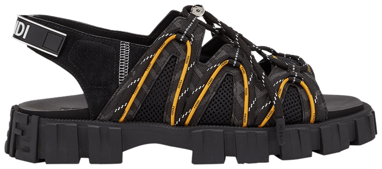 Fendi Force Sandal Black