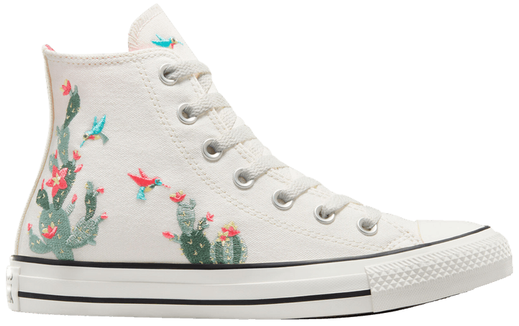 Converse Chuck Taylor All Star High Succulent Embroidery