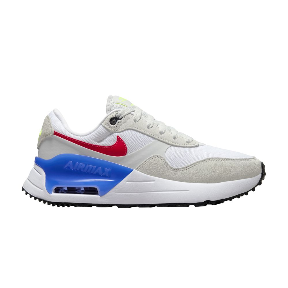 Pre-owned Nike Wmns Air Max Systm 'white Ultramarine Siren Red' | Women's Size 6.5