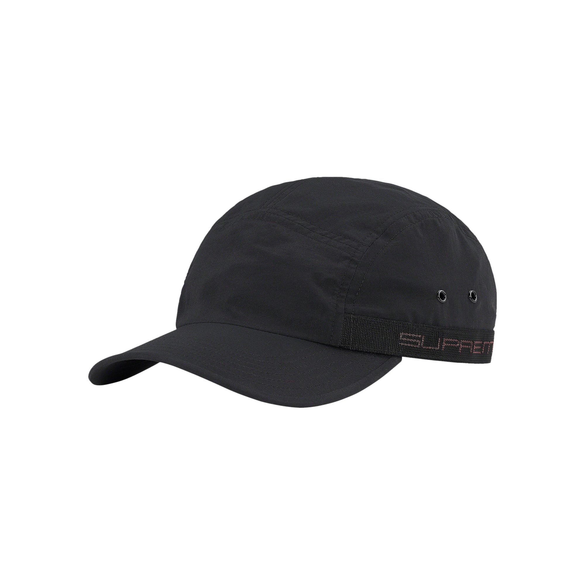 Pre-owned Supreme Sport Webbing Camp Cap 'black'