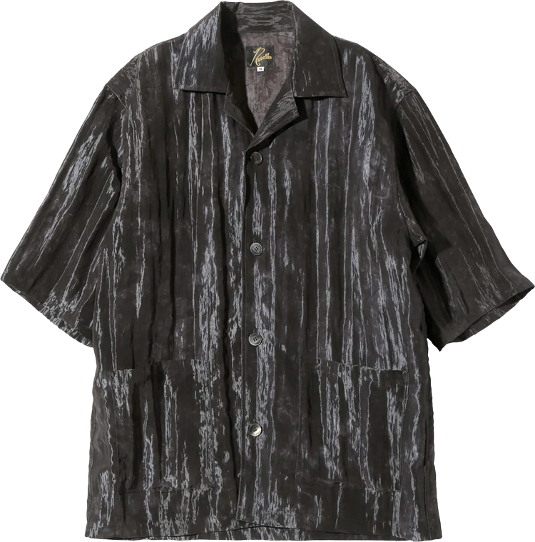 Buy Needles Cabana Shirt 'Charcoal' - OT102 CHAR | GOAT